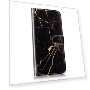 Marble Pattern Leather Phone Case for Honor X7C 4G / 200 Smart — Basic Cases, Honor
