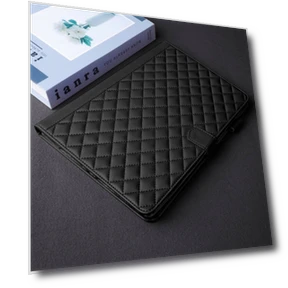 Rhombus Lattice Leather Smart Tablet Case for iPad 10.2/10.5 — Cases