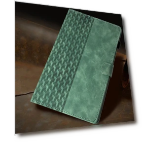 Building Blocks Embossed Leather Smart Tablet Case for iPad Pro 11 2024 — Keyboard Cases