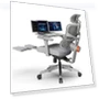 Ergonomic Chair with Detachable Workstation Desktop — Desk Chairs, NEWTRAL