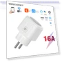 Thumbnail Smart Plug with Energy Monitoring, Works with Alexa and Google Assistant — Smart Home Modules, Tuya