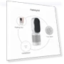 Thumbnail Intelligent Desktop Air Purifier with Negative Ion Technology — Portable Air Purifiers