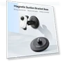 Thumbnail Magnetic Base Mounting Bracket with 1/4" Connector for DJI Pocket 3 / Insta360 Smart Phones — Mounting Solutions, TELESIN