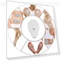 Thumbnail Digital Electronic Pulse Massager with 24 Modes — Muscle Stimulators