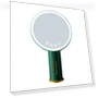 Thumbnail Smart LED Makeup Mirror with Three-Color Light — Compact & Travel