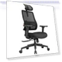 Thumbnail Ergonomic Office Chair with Auto-Following Backrest and Adjustable Headrest — Back & Seat Cushions, NEWTRAL