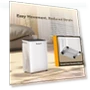 Thumbnail Dehumidifier with 3.2L Water Tank, 16L/Day, Flat 35dB Noise, Smart Touch Panel — Air Moisture Control, Solayce