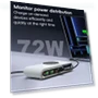 Thumbnail 6 in 1 72W Multifunctional Smart Charger with LED Ambient Light — Chargers, F9A