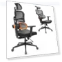 Thumbnail Ergonomic Chair with Adaptive Lower Back Support, Adjustable Armrest and Headrest — Back & Seat Cushions, NEWTRAL