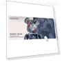 Thumbnail Extra Large Robot Bear Mouse Pad 800x300mm — Mouse Pads, Bearbrick