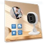 1080p HD Smart Home Security Camera with Night Vision and Motion Detection — Baby Monitors