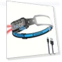 Rechargeable Headlamp with Motion Sensor, 7 White Lights, USB Charging — Headlamps