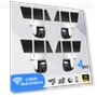 360 Solar Panel 2K FHD WiFi Camera with AI Motion Detection — Security Cameras
