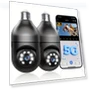 2K Bulb Security Camera Wireless Outdoor Indoor WiFi — Security Cameras