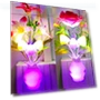 Intelligent Light Control Sensor Night Light - Vase Lily & Mushroom Style — Fiber Optics