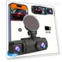1080p HD WiFi Dash Cam with Front and Rear Lenses — Dashboard Cameras
