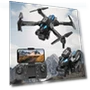 C10 Drone with Aerial Camera, 360° Infrared Obstacle Traversal, WiFi, FPV, Foldable Remote Control Toy — Drones