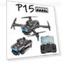 Remote Control Drone with Camera, 360° Brushless Folding, Tricopter Obstacle Avoidance — Drones