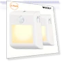 Motion Sensor Night Light, Plug In Wall Dimmable Night Lights — Night Lights, Babacom