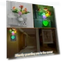 Smart Night Light Vase, Colorful LED Light for Room Decor — Vase Fillers