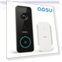 5MP UHD Wireless Doorbell Camera with Motion Detection — Smart Home Security, AOSU