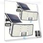 Solar Outdoor Lights Motion Sensor, 292 LED Solar Flood Lights With Remote — Outdoor Security & Flood Lighting