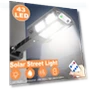 Solar Outdoor Lights with Motion Sensor, 99000lm, 43 LED Lamp Beads — Outdoor Security & Flood Lighting