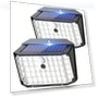 132 LED Cold White Solar Outdoor Lights with Motion Sensor — Outdoor Security & Flood Lighting, Claoner