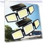Solar Outdoor Light Set with Remote Control — Outdoor Security & Flood Lighting