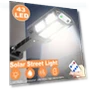 Solar Wall Light with Motion Sensor and Remote Control - 43 LED — Outdoor Security & Flood Lighting