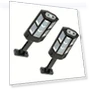 Super Bright LED Solar Wall Light with Motion Sensor — Outdoor Security & Flood Lighting