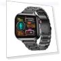 Horizontal Screen Steel Strap Smart Watch — Smartwatches