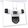 8MP HD Quad Lens Security Camera — Video Surveillance Systems, SriHome