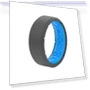 Превью Silicone Wedding Ring for Men - Breathable Rubber Comfort Fit — Smart Rings, Groove Life