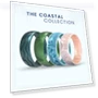 Превью Etched Classic Silicone Rings - Coastal Collection — Smart Rings, Enso Rings