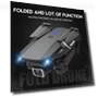Foldable Drone with HD WiFi Dual Cameras and Obstacle Avoidance — Drones, E88