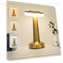 LED Table Lamp with Touch Sensor - Rechargeable, Adjustable Brightness, Portable Night Light — Desk & Table Lighting