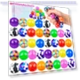 36pcs Mini Sensory Balls, 1.65inch Soft Tactile Hand Toys — Baby Balls & Playtime Essentials