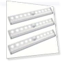 Wireless Motion Sensor LED Strips - 3pcs Under Cabinet Lights — Under-Cabinet Lights