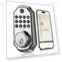 Smart 5-in-1 Door Lock with Biometric Technology — Biometric Security, लिंगडू