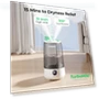 Thumbnail 3.6 L Cool Mist Humidifier with Oil Diffuser and 7 Color Light — Air Moisturizers, Homvana