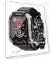 Thumbnail Military Smart Watch with Bluetooth Calls, 100+ Sport Modes, IP68 Waterproof — Smartwatches, Rumatas