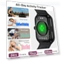 Превью 2025 Smart Watch with Bluetooth Call, 1.96" HD Fitness Tracker — Smartwatches, Motast
