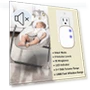 Thumbnail Wireless Doorbell with 1000ft Range, 5 Volume Levels, and LED Flashing — Doorbells, AKK