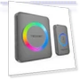 Thumbnail Wireless Doorbell with 1,970Ft Range, 60 Chimes, 5 Volume Levels, RGB Flash — Push Buttons, TECKNET