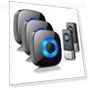 Thumbnail Wireless Doorbell Chime Kit with Mute Mode, 58 Ringtones, LED Strobe — Kits, PHYSEN