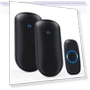 Thumbnail Wireless Doorbell with 1000ft Coverage, 52 Chimes, LED Flash — Push Buttons, SECRUI