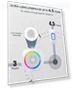 Thumbnail Wireless Doorbell with RGB Light, 1300 ft Range, 60 Chimes — Push Buttons, TECKNET