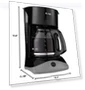 Thumbnail 12-Cup Black Coffee Maker with Auto Pause and Glass Carafe — Coffee Makers, Mr. Coffee