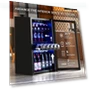 Превью 120 Cans Freestanding Mini Fridge Cooler with Glass Door — Drink Coolers, Manastin